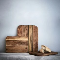 Aida Raw Teak Snijplank, 27x36 Cm -Keukengerei Aanbiedingen aida raw teak snijplank 27x36 cm 5