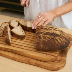 Aida Raw Teak Snijplank, 27x36 Cm -Keukengerei Aanbiedingen aida raw teak snijplank 27x36 cm 6