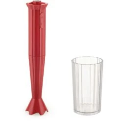 Alessi Plissé Handmixer, Rood