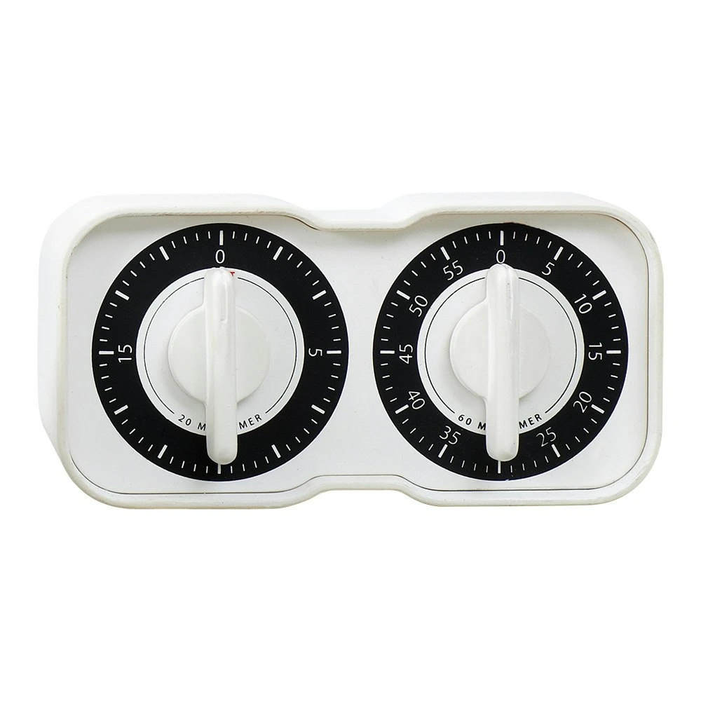 Mechanical Timer Double, 60 & 20 Min 1 Mechanical Timer Double, 60 & 20 Min