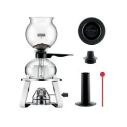 Bodum PEBO Vacuum Coffee Maker 1 L, Black