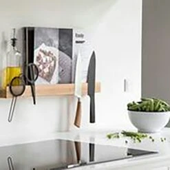 Magnet Shelf 60, Nature -Keukengerei Aanbiedingen by wirth magnet shelf knife strip 60 8 1