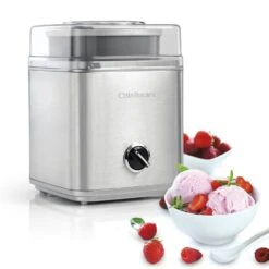 Cuisinart Deluxe Ice Cream Machine 2 L, Steel Grey -Keukengerei Aanbiedingen cuisinart deluxe ice cream machine 2 l steel grey 12