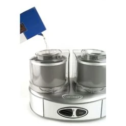 Cuisinart Duo Ice Cream Machine 2x1 L, Steel Grey -Keukengerei Aanbiedingen cuisinart duo ice cream machine 2x1 l steel grey 12