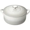 Denby Natural Canvas Gietijzeren Pot Rond Ø24 Cm, Wit