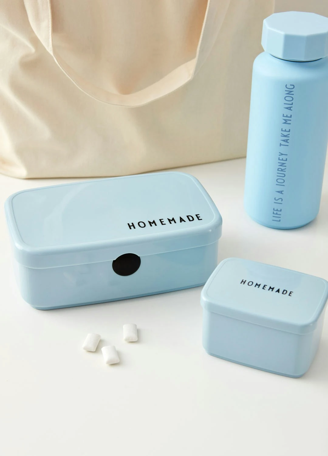 Design Letters Lunchbox, Lichtblauw 2 Design Letters Lunchbox, Lichtblauw - Afbeelding 2