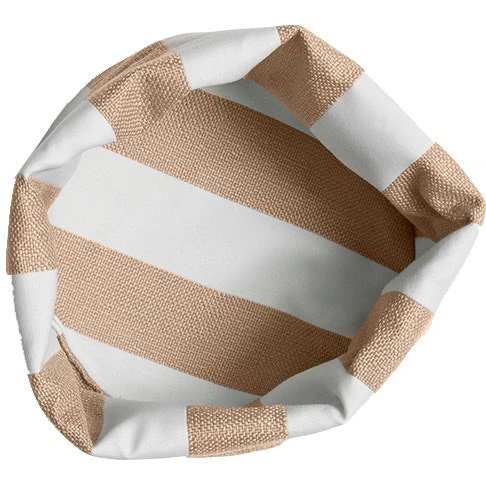 Wide Stripe Broodmand 19x20 Cm, Beige 1 Wide Stripe Broodmand 19x20 Cm, Beige