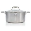 EGO Saucepan With Glass Lid 5 L, Stainless Steel