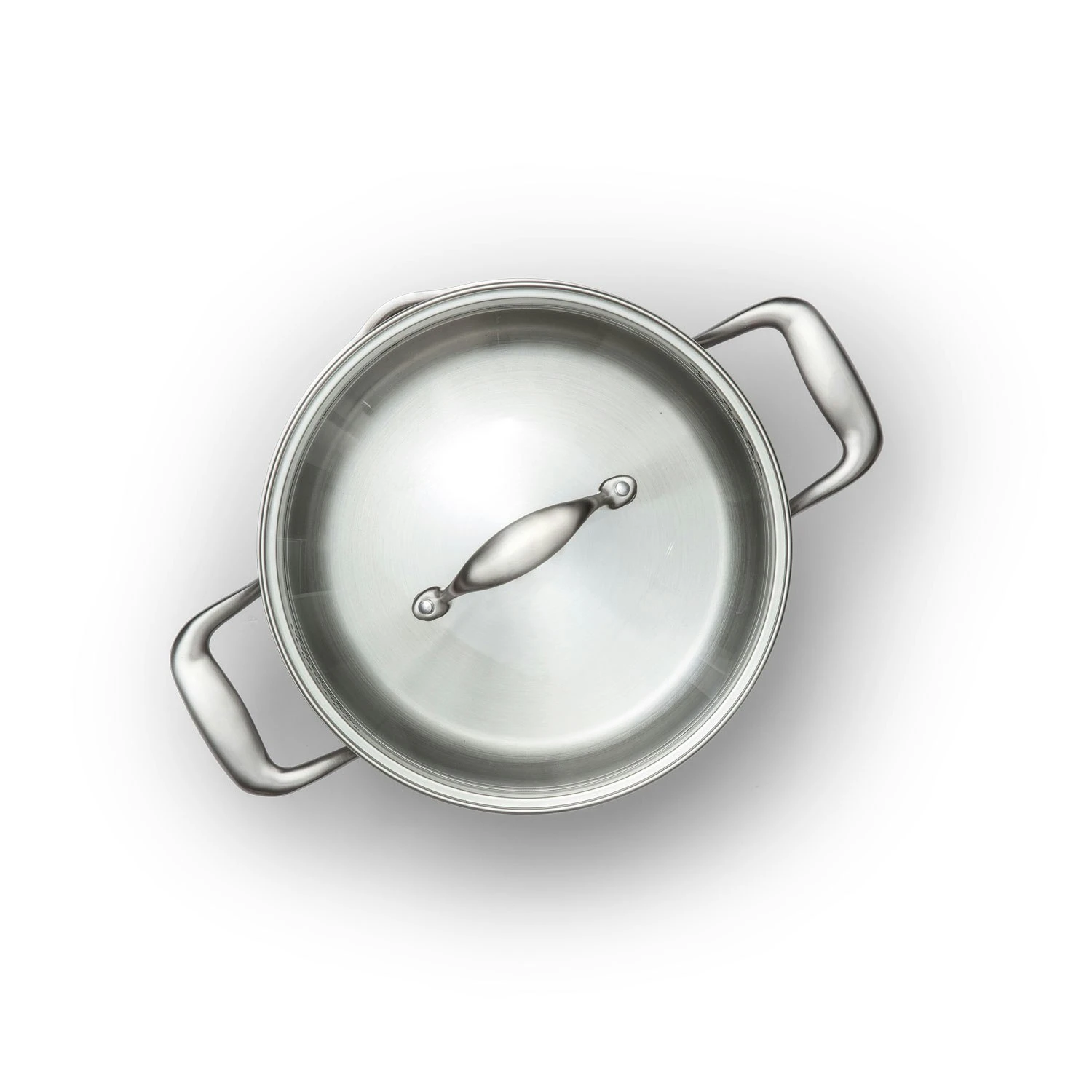 EGO Saucepan With Glass Lid 3,5 L, Stainless Steel 2 EGO Saucepan With Glass Lid 3,5 L, Stainless Steel - Afbeelding 2