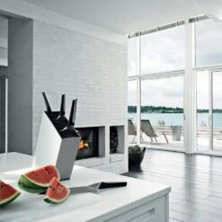 Eva Solo Knife Block, Leaning -Keukengerei Aanbiedingen eva solo knife block angled black 8 2