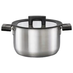 Fiskars Hard Face Steel Casserole, 3,5 L/20 Cm