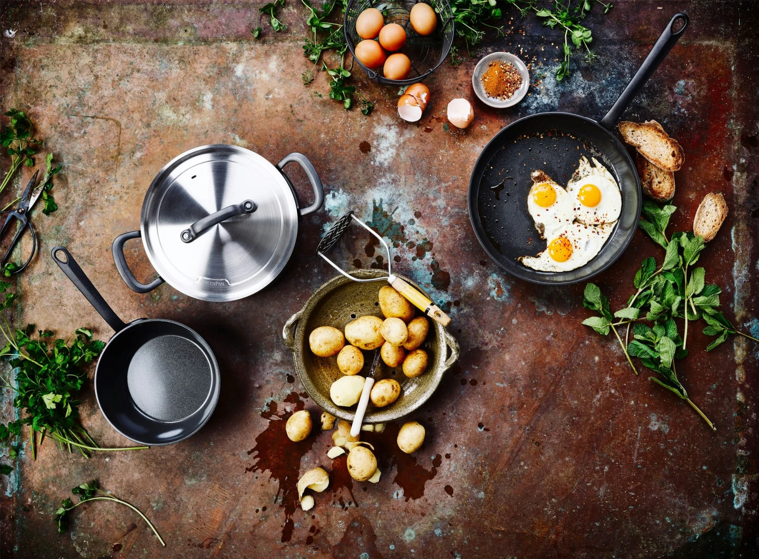 Greenpan Craft Koekenpan 30 Cm 5 Greenpan Craft Koekenpan 30 Cm - Afbeelding 5