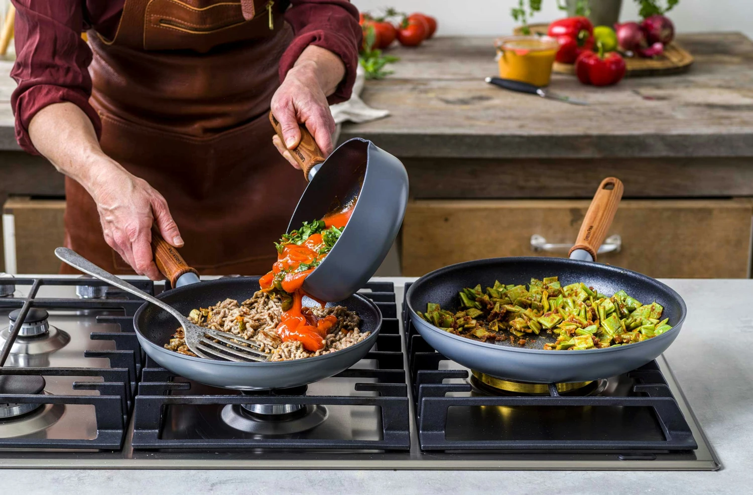 Greenpan Mayflower Koekenpan Donker Houtskool, 20 Cm 2 Greenpan Mayflower Koekenpan Donker Houtskool, 20 Cm - Afbeelding 2