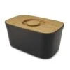Joseph Joseph Bread Box With Cutting Board, Black