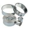 Kitchen Craft Assorted Round Plain Pastry Cutters, Set Of 11