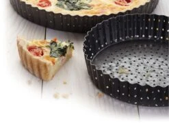 Kitchen Craft Master Class Crusty Non-Stick Fluted Quiche Tin 30 Cm -Keukengerei Aanbiedingen kitchen craft master class crusty non stick fluted quiche tin 7