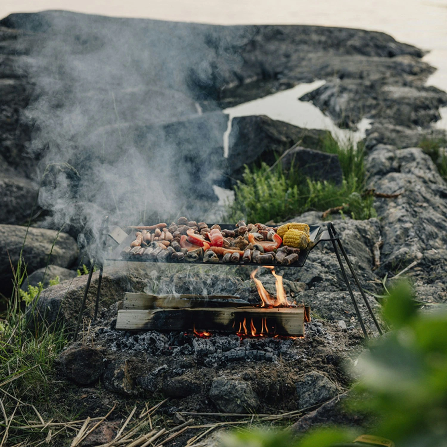 Kockums Jernverk Grill Koolstofstaal, 63x27 Cm 2 Kockums Jernverk Grill Koolstofstaal, 63x27 Cm - Afbeelding 2