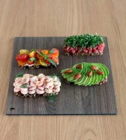 LIND DNA Cut&Serve Square Cutting Board L, Wallnut -Keukengerei Aanbiedingen lind dna cutserve square cutting board l wallnut 6