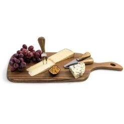Markus Kaasplankje Met Bestek 48x20x1,5 Cm, Acaciahout -Keukengerei Aanbiedingen markus aujalay markus cheese board 19991 met bestek 23