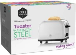 OBH Nordica Toaster Manhattan 2, 220-240V -Keukengerei Aanbiedingen obh nordica toaster manhattan 2 220 240v 8