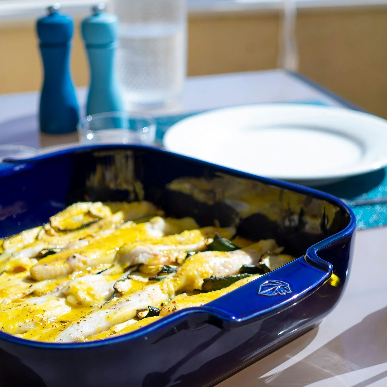 Peugeot Appolia Ovenschaal 21x21 Cm, Blauw 2 Peugeot Appolia Ovenschaal 21x21 Cm, Blauw - Afbeelding 2