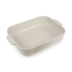 Peugeot Appolia Rectangular Ceramic Ovenware 40 Cm, Ecru