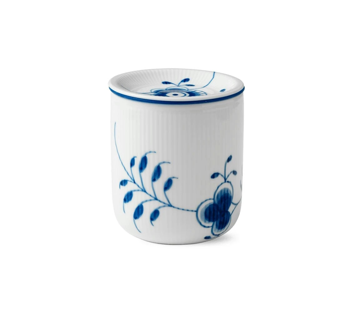 Royal Copenhagen Blue Fluted Mega Storage Jar 80 Cl 1 Royal Copenhagen Blue Fluted Mega Storage Jar 80 Cl