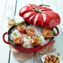 Staub Limited Edition Casserole Tomato 2,5L Ø25cm, Red -Keukengerei Aanbiedingen staub limited edition casserole tomato 25l 25cm red 6