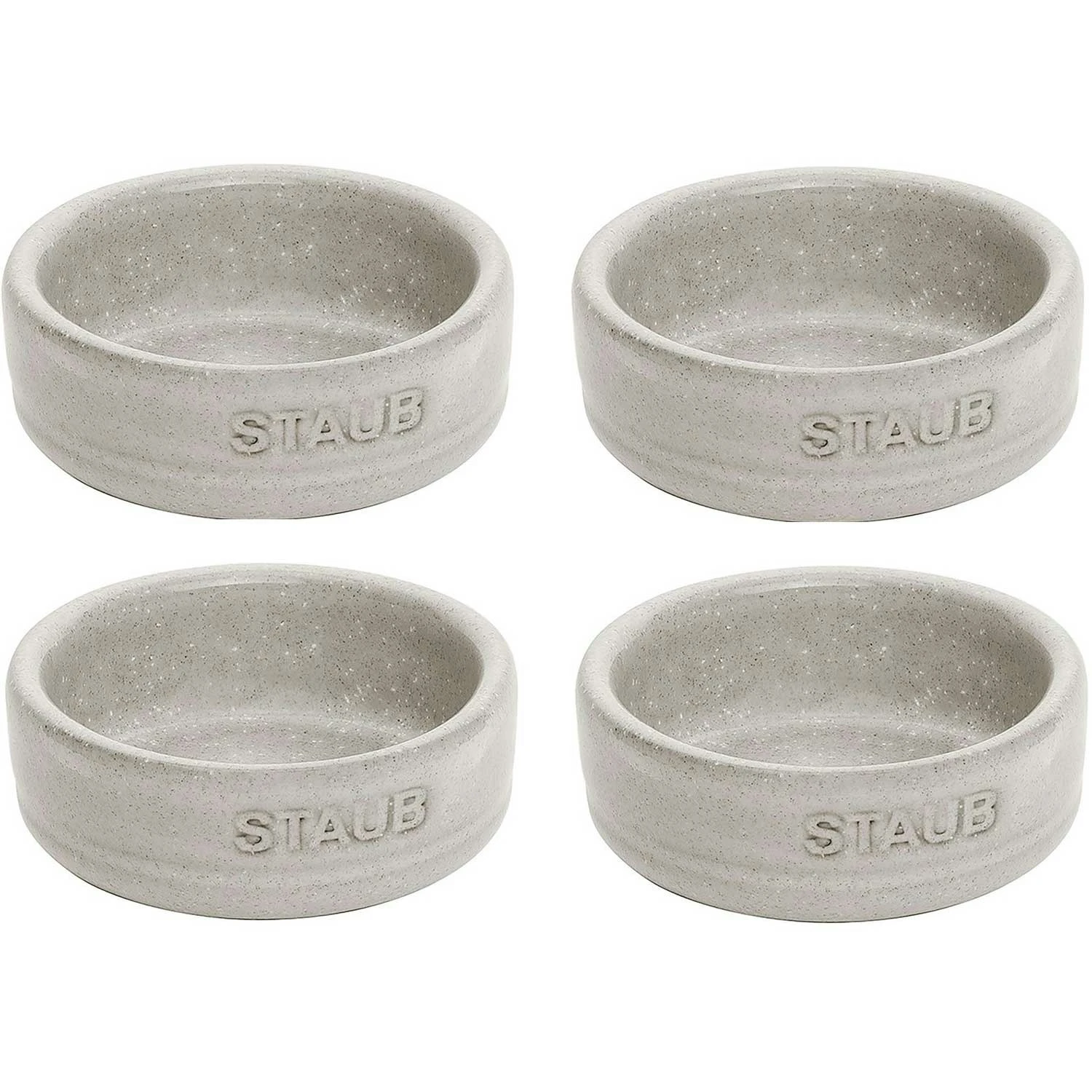 Staub New White Truffle Komset Pak Van 4 1 Staub New White Truffle Komset Pak Van 4