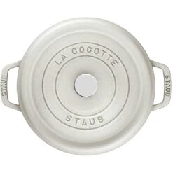Staub Cocotte Rond, 28 Cm 6,7 L, Wit 6 Staub Cocotte Rond, 28 Cm 6,7 L, Wit -Keukengerei Aanbiedingen staub staub cocotte rond 13 1