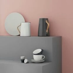 Stelton Emma Elektrische Waterkoker 1,2 L, Grijs -Keukengerei Aanbiedingen stelton emma electric kettle 12 l 23