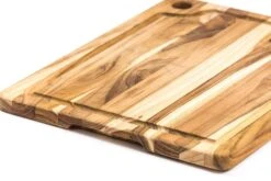 Snijplank Met Inkeping, 46x30,5 Cm -Keukengerei Aanbiedingen teakhaus snijplank met inkeping 3