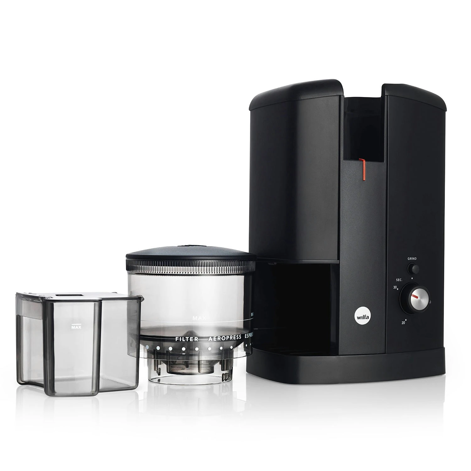 Wilfa Svart Aroma Koffiemolen CGWS-130B, Zwart 3 Wilfa Svart Aroma Koffiemolen CGWS-130B, Zwart - Afbeelding 3