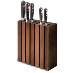 Wüsthof Messenblok 6 Messen -Keukengerei Aanbiedingen wusthof magnetic knife block in thermo treated book 337 12