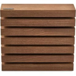 Wüsthof Messenblok 6 Messen -Keukengerei Aanbiedingen wusthof magnetic knife block in thermo treated book 337 9