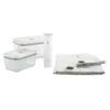 Zwilling Fresh & Save Startpakket Met Vacuümpomp / Tassen / Bakjes Van Glas, 7 Stuks